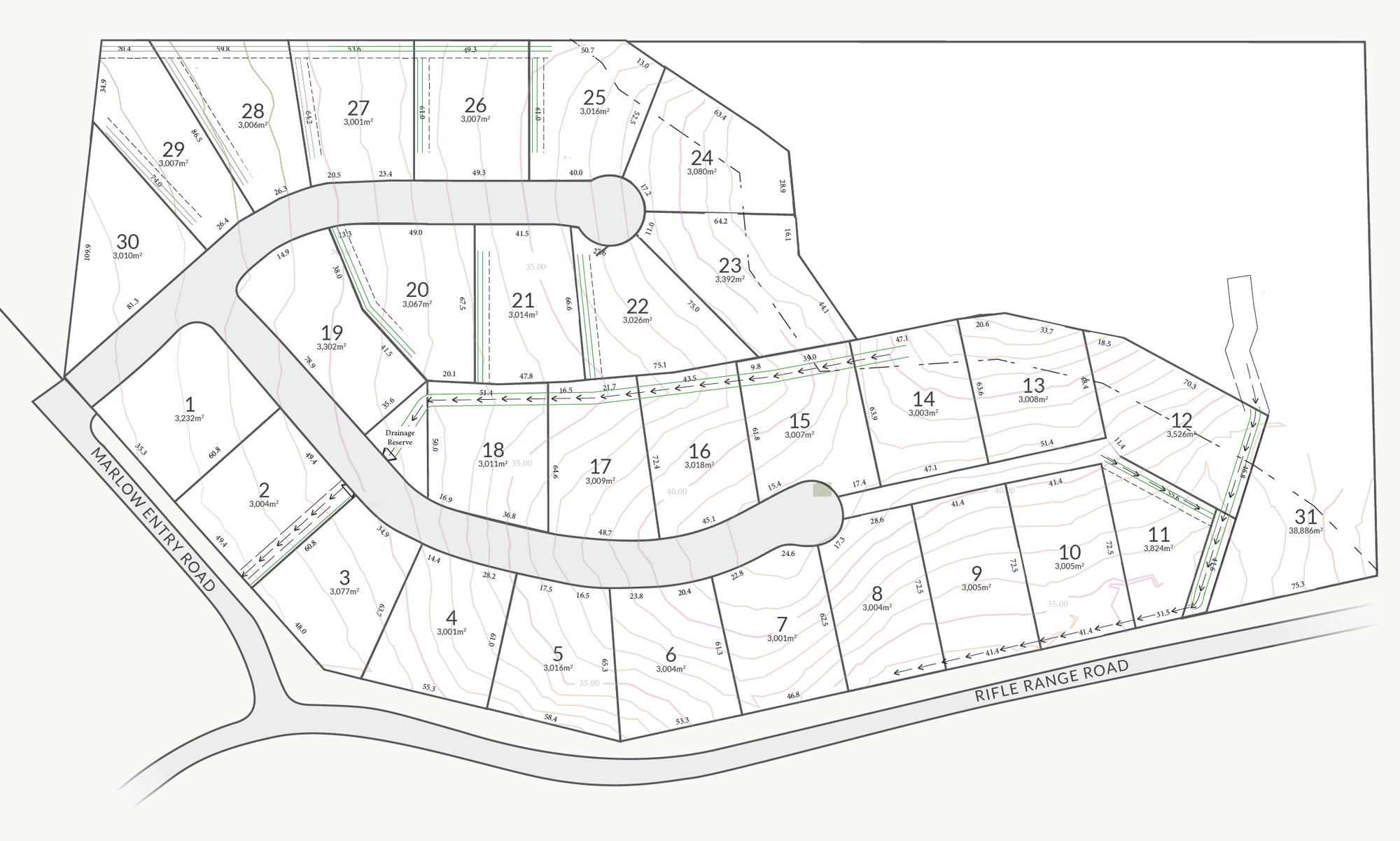 Marlow at Hidden Valley site plan